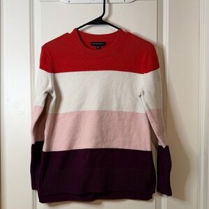 Banana Republic Colorblock Crew Neck Sweater